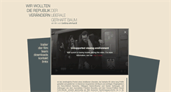 Desktop Screenshot of gerhart-baum-der-film.com