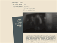 Tablet Screenshot of gerhart-baum-der-film.com
